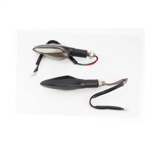 Поворотник діодний на гнучкій ніжці+габарит, білий LED "ЧОВНИК", к-кт 2шт, ФАРИ, ПОВОРОТИ, YQ-337630