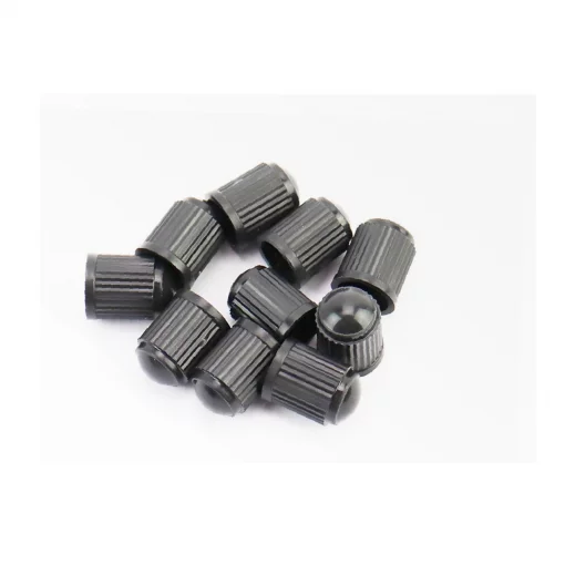 Колпачок ниппеля, пластмассовый, чёрный 10шт к-кт, ВЕЛОАКСЕСУАРИ, YQ-409405