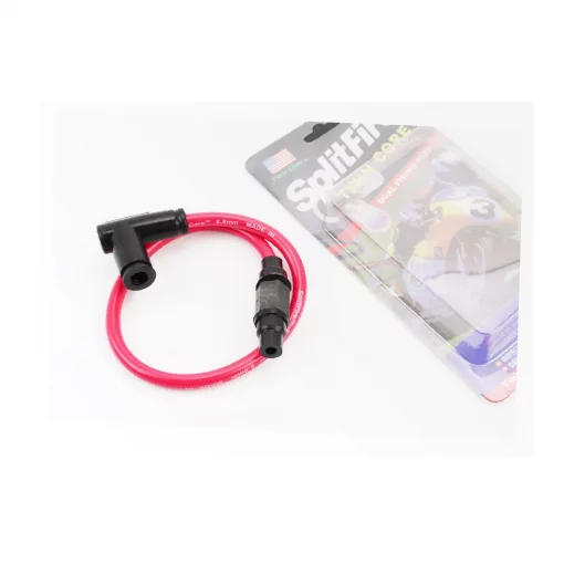 Провод TUNING к катушкам зажигания, красный, 43см+колпачок свечной, DELTA, YQ-337412