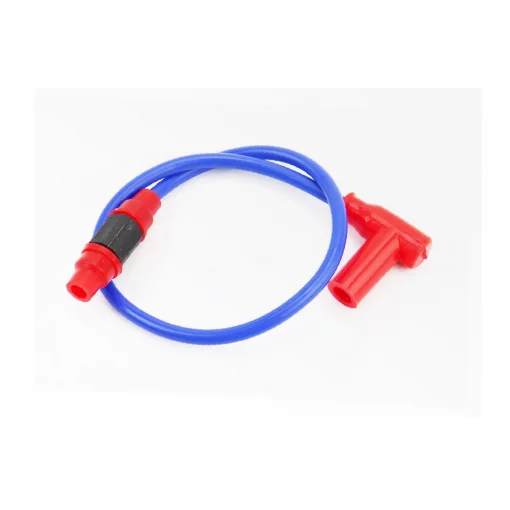 Дріт до котушок запалювання, синій, 43см+ковпачок свічки, ЕЛЕКТРОНІКА і компоненти, YQ-337150