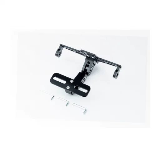 Кронштейн номерного знака TUNING, чёрный, ЗЧ-МОТО, YQ-354196