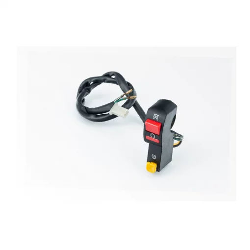 Кнопка "вкл./выкл."+стартера, прямоугольная большая (крепления на руль), ЕЛЕКТРОНІКА і компоненти, YQ-337792