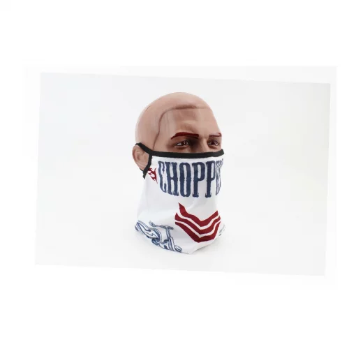 Маска обличчя пилозахисна "CHOPPERS", з білим малюнком (GE-97), мото ЕКІПІРУВАННЯ, YQ-354234