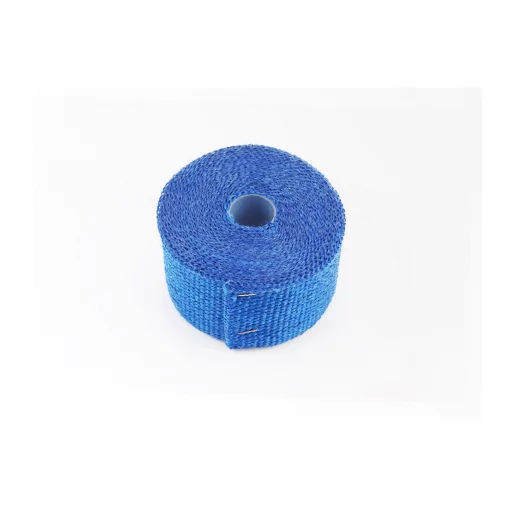 Термострічка глушника жароміцний (ширина 50мм, товщина 1,5мм) бухта-5метров, синій, ЗЧ-МОТО, YQ-354265