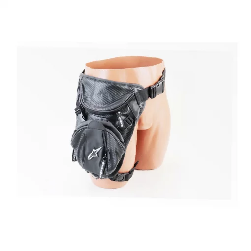 Мото сумка набедренная (подростковая) 27x30х6см, чёрная, мото ЕКІПІРУВАННЯ, YQ-355054