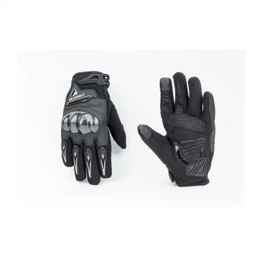 Перчатки мотоциклетные L, чёрные (сенсорный палец) тип 2, мото ЕКІПІРУВАННЯ, YQ-355047