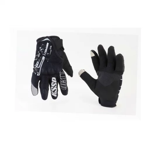 Перчатки мотоциклетные M, чёрно-белые, мото ЕКІПІРУВАННЯ, YQ-355031