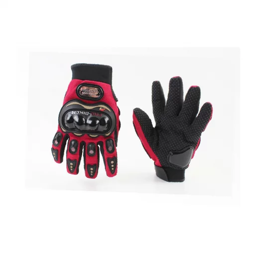 Перчатки мотоциклетные XL, красные, мото ЕКІПІРУВАННЯ, YQ-337516