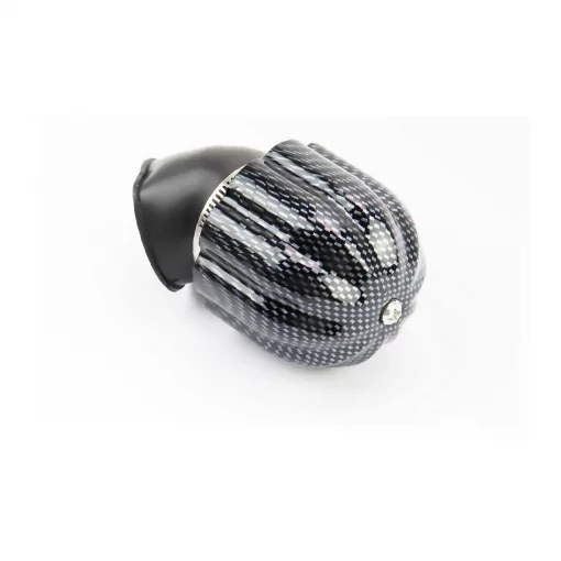 Фильтр воздушный нулевой 42мм 45град. с колпачком волнистым "КАРБОН", РІЗНЕ, YQ-301434