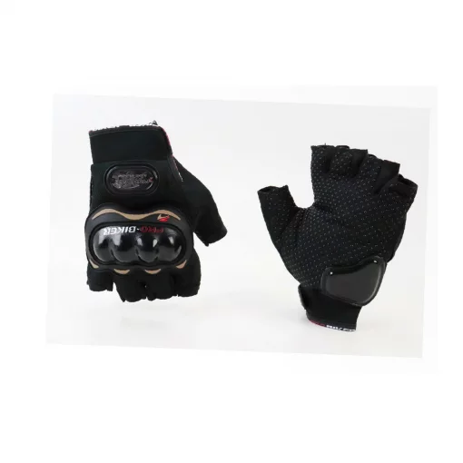 Перчатки мотоциклетные без пальцев XL, чёрные, мото ЕКІПІРУВАННЯ, YQ-337517