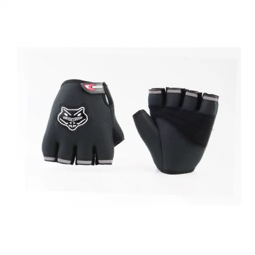 Перчатки мотоциклетные без пальцев, чёрные, мото ЕКІПІРУВАННЯ, YQ-301520