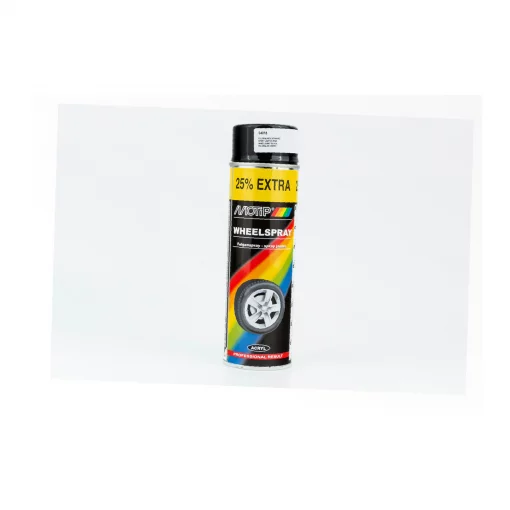 Краска для дисков, чёрная эмаль, аэрозоль 500ml, МОТОХІМІЯ, YQ-304810