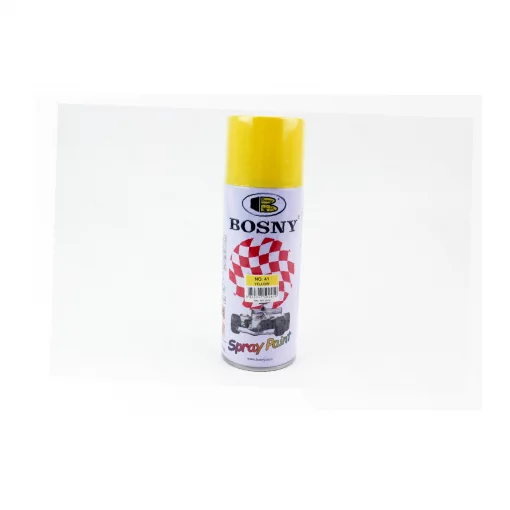 Фарба жовта акрил №41, аерозоль 400ml, МОТОХІМІЯ, YQ-304042