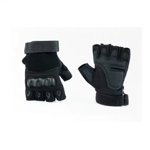 Перчатки тактические без пальцев XL, чёрные, мото ЕКІПІРУВАННЯ, YQ-355211