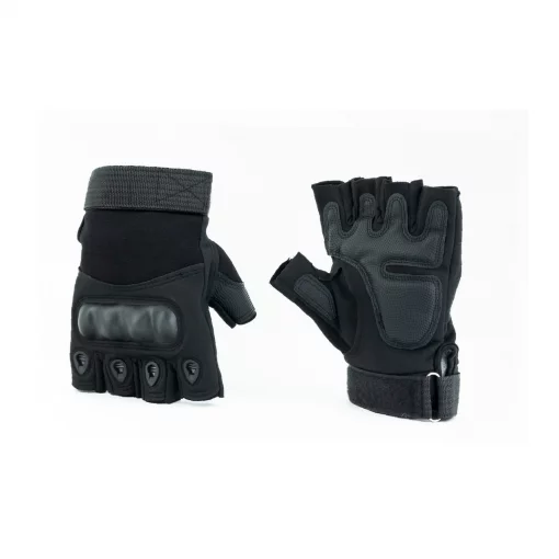 Перчатки тактические без пальцев XXL, чёрные, мото ЕКІПІРУВАННЯ, YQ-355212