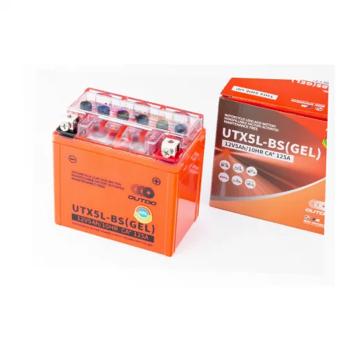 Аккумулятор 12V5Ah UTX5L-BS GEL (L113*W70*H107мм), АКБ, YQ-301009