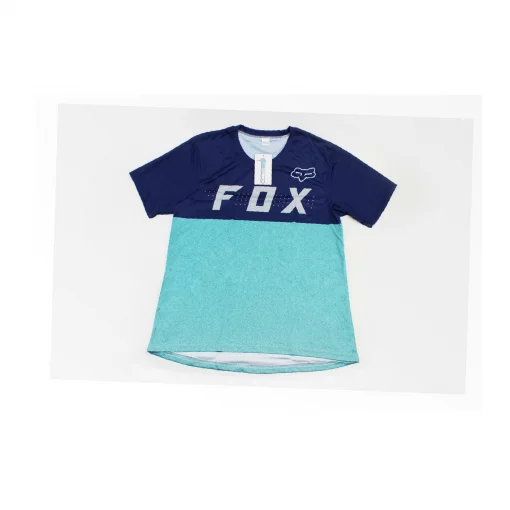 Футболка (Джерси) мужская M-(Polyester 100%), сине-бирюзовая, ВЕЛОЕКІПІРУВАННЯ, YQ-408144