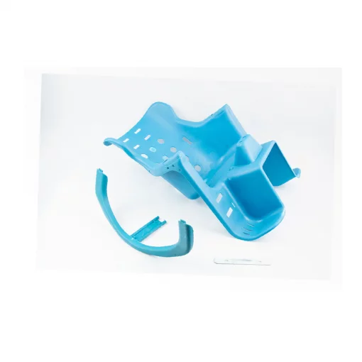 УЦЕНКА велоаксессуары Сиденье для перевозки детей заднее, пластмассовое, крепл. на багажник, синее (без крепления, см. фото),