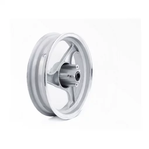 УЦЕНКА Диск передний литой MT2,50x12 d12мм (диск торм. 3 болта) "3 луча", серый тип 1 (царапины возле оси, см. фото), ДИСКИ,