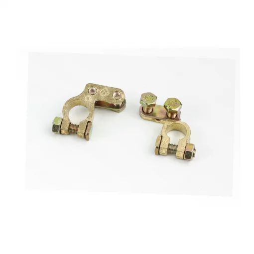 Аккумуляторный клеммник латунь к-кт 2шт "большой" тип 2, АКБ, YQ-366035