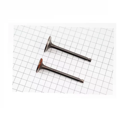 УЦЕНКА МБ-D178F/186F Клапана впускной (H-79,8; D-30,4; d-6), выпускной (H-79,8; D-25,5; d-6) к-кт 2шт 178F, широкая канавка сухаря