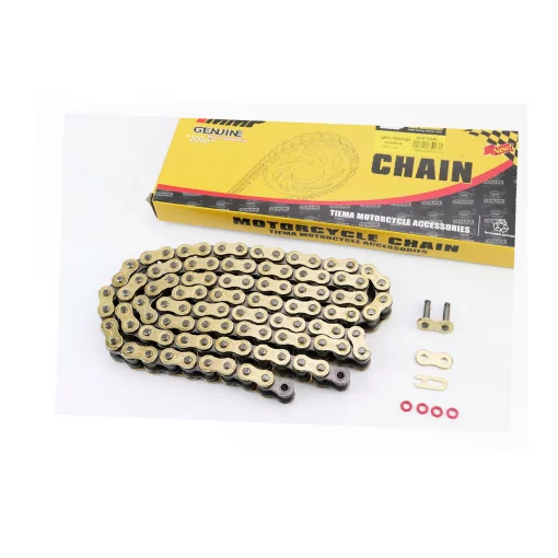 Цепь привода колеса 428HVOx104L GOLD (с сальниками), ACTIVE, YQ-338121