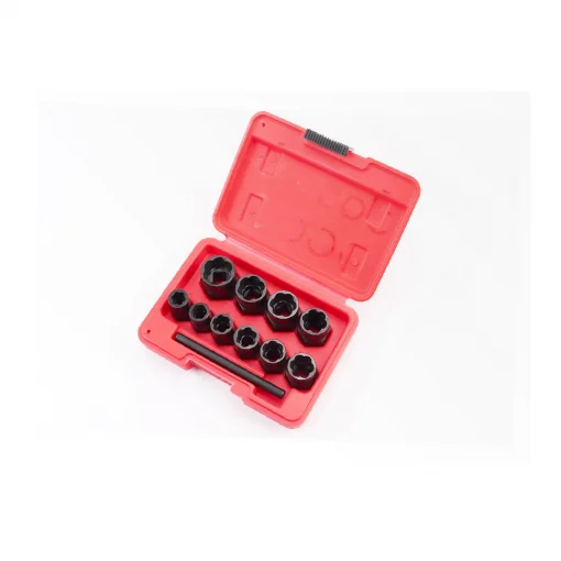 Экстрактор болтов, гаек удлинённый (для выкручивания повреждённых болтов и гаек), к-кт 10шт (SD-8008), Ручний інструмент,