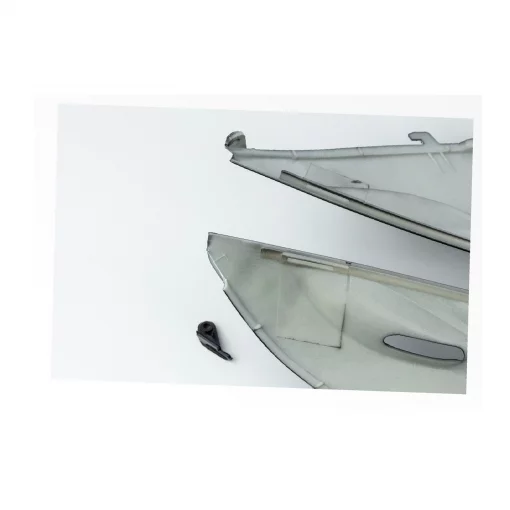 УЦЕНКА Honda DIO AF-27/28 Пластик-верхний боковой правый, чёрный (отломано крепление), пластик-J, YQ-329858