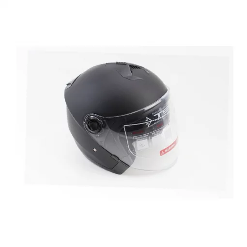 Шлем открытый с очками 707 S, чёрный матовый, ШОЛОМИ, YQ-360081