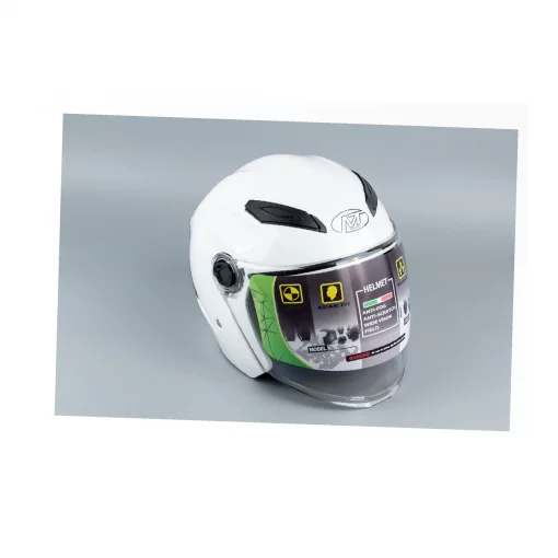 Шлем открытый с очками МТ 606 M, белый, ШОЛОМИ, YQ-360453