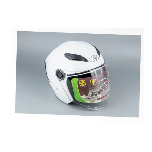 Шлем открытый с очками МТ 606 S, белый, ШОЛОМИ, YQ-360503