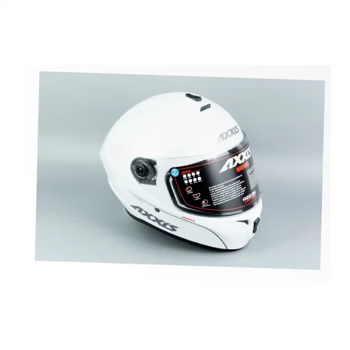 Шолом інтеграл (стандарт DOT/ECE) DRAKEN S М (57-58см), білий, ШОЛОМИ, YQ-360564