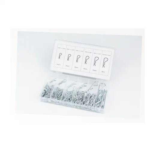 Набор шплинтов пружинных (L-30,1;d-2,38, L-33,34;d-1,98, L-39,69;d-1,98, L-41,37;d-2,7,8, L-44,45;d-3,57, L-75;d-3,96) 6 видов,