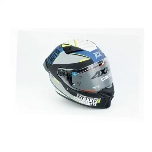 Шлем интеграл (стандарт DOT/ECE) FENIX ESSENCE L (59см), чёрно-синий мат, ШОЛОМИ, YQ-360589