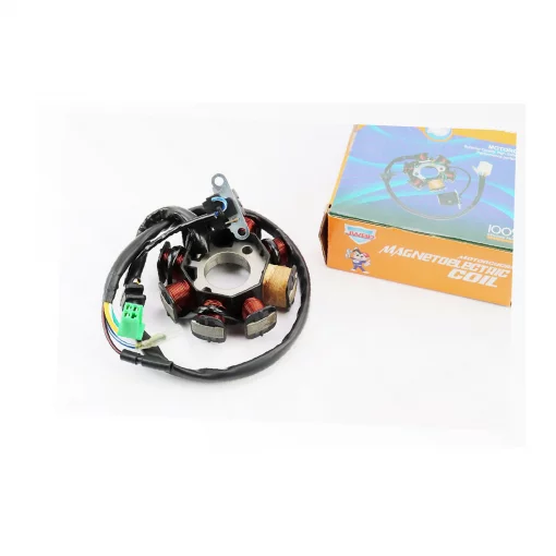 УЦІНКА Статор магнето (генератора) (8 котушок роз'єм "мама 3+2") висота 29мм (невеликі пошкодження пластику), 125-150сс 4Т,