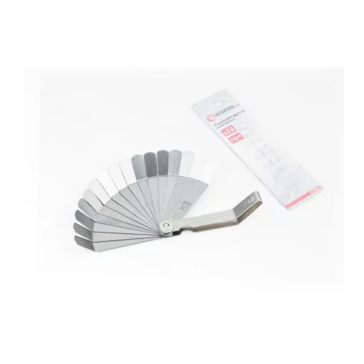 Щупы для регулировки зазоров клапанов, изогнутые 0,127-0,508мм, 16 размеров (AT-0006), Ручний інструмент, YQ-702397