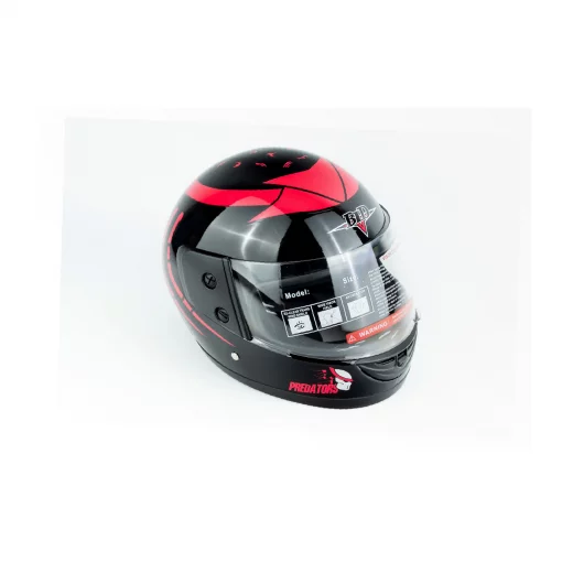 Шолом інтеграл BLD-825A М (57-58см), чорно-червоний "хижак", ШОЛОМИ, YQ-330038