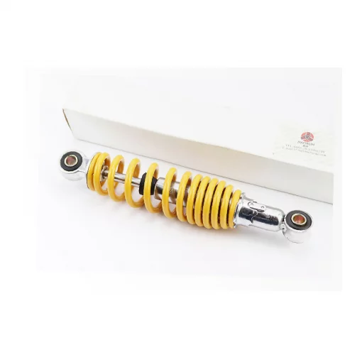 Амортизатор задний GY6/Honda-240мм*D-50мм (втулка 10мм / втулка 10мм) регулир., жёлтый, ЗЧ-СКУТЕР, YQ-328574
