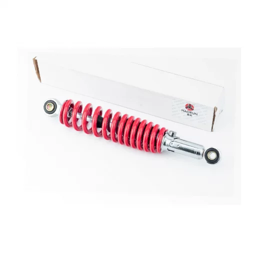 Амортизатор задний GY6/Honda-280мм*D-51мм (втулка 10мм / втулка 10мм) регулир., красный, ЗЧ-СКУТЕР, YQ-331359