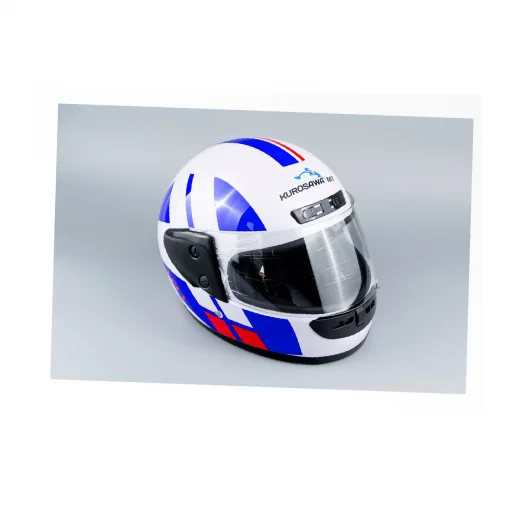 Шлем интеграл HF-101 M, бело-синий, ШОЛОМИ, YQ-360061