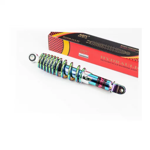 Амортизатор задний GY6/Honda-290мм*D-55мм (втулка 10мм / вилка 8мм) регулир., плазма, ЗЧ-СКУТЕР, YQ-315113