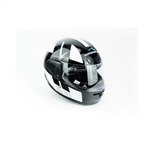 Шолом інтеграл HF-101 M, чорно-білий Q237-W, ШОЛОМИ, YQ-360555