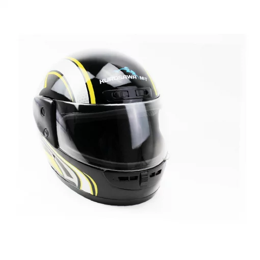 Шлем интеграл HF-101 M, чёрно-салатовый Q233-Y, ШОЛОМИ, YQ-330877