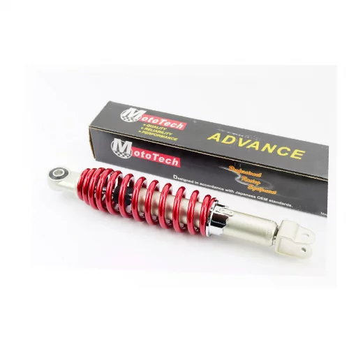 Амортизатор задний GY6/Honda-310мм*D-52мм (втулка 10мм / вилка 8мм) регулир., красный, ЗЧ-СКУТЕР, YQ-336336