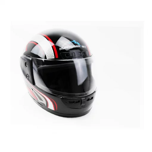 Шлем интеграл HF-101 М, чёрно-красный Q233-R, ШОЛОМИ, YQ-330872