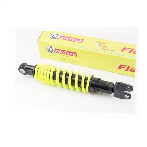 Амортизатор задній GY6/Suzuki-275мм*D-50мм (втулка 10мм / вилка 10мм) регул., лимонний, ЗЧ-СКУТЕР, YQ-328252