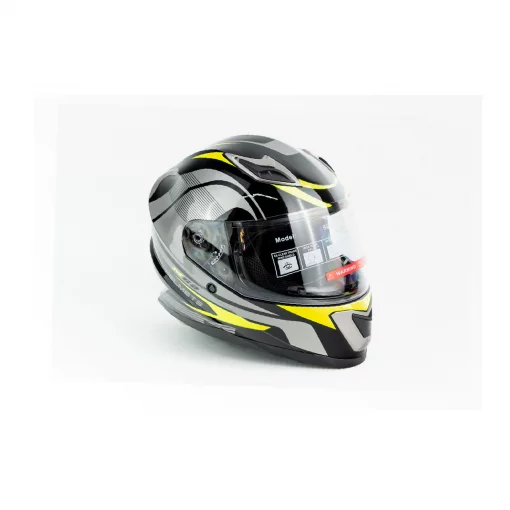 Шлем интеграл M62 S (55-56см), чёрно-салатовый, ШОЛОМИ, YQ-301323