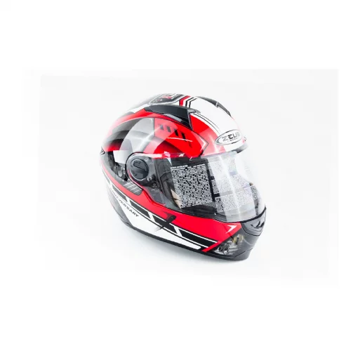 Шлем интеграл ZS-811 ANNIVERSARY М (57см), красный с рисунком AL41, ШОЛОМИ, YQ-360494