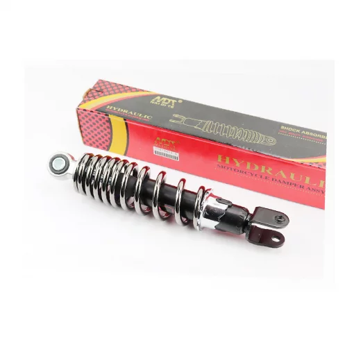 Амортизатор задний GY6/Yamaha-250мм*D-55мм (втулка 10мм / вилка 8мм) регулир., пепельный, ЗЧ-СКУТЕР, YQ-331447