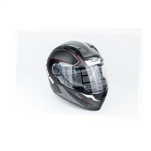 Шлем интеграл ZS-811 SPEEDSTER S (55см), чёрно-красный мат, ШОЛОМИ, YQ-360490